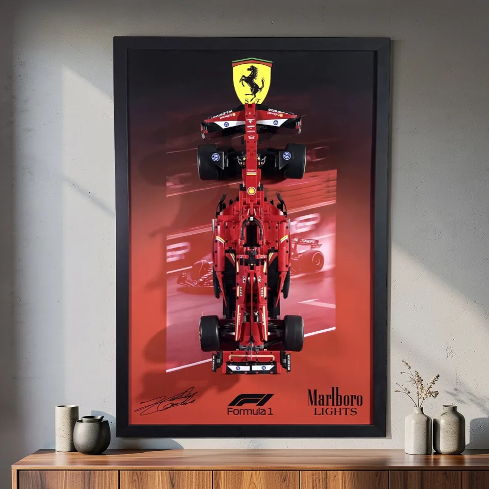 Картина з конструктором Ferrari SF-24 (темна)