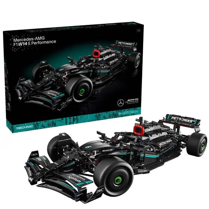 Картина з конструктором Mercedes AMG W14 (світла)