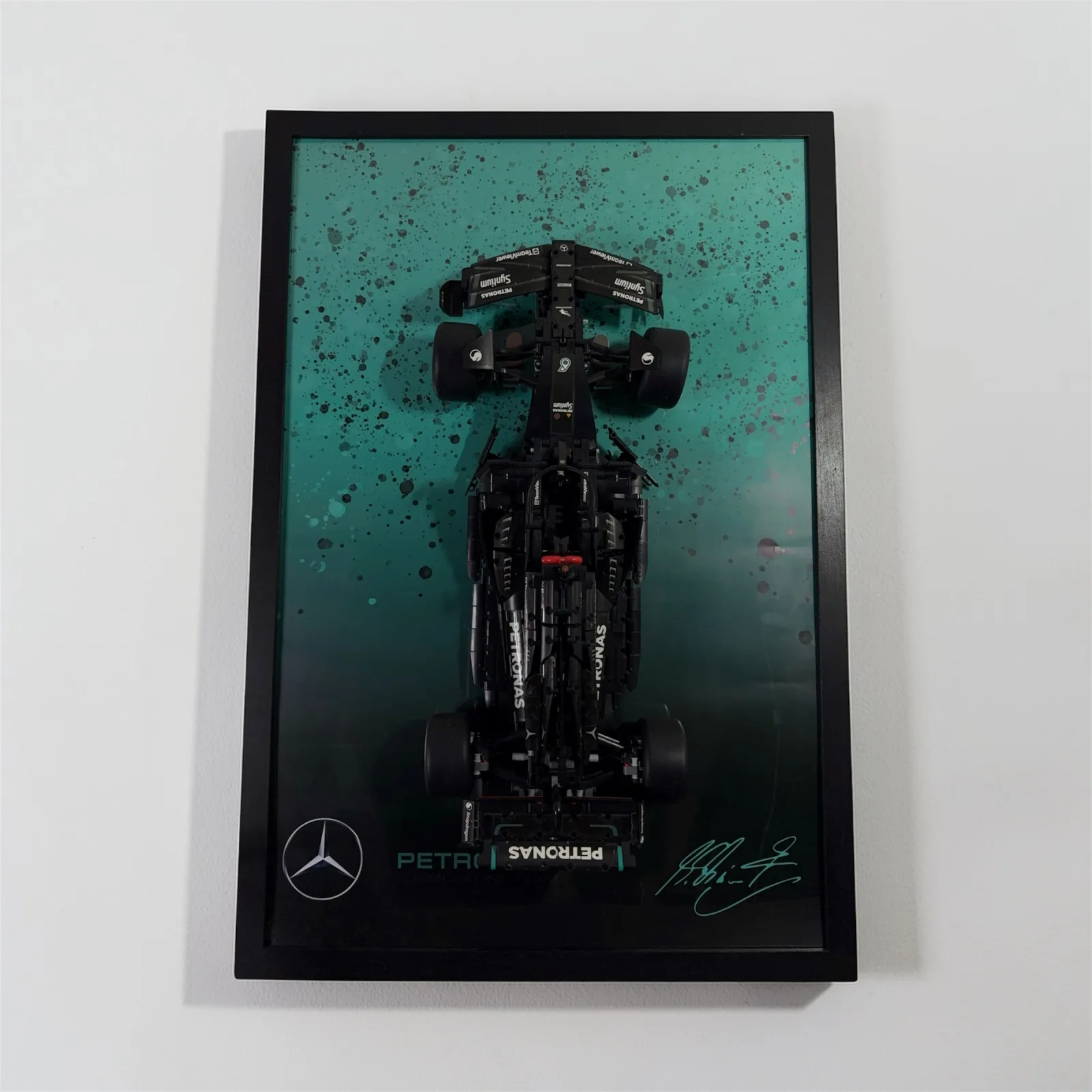Картина з конструктором Mercedes AMG W14 (темна)