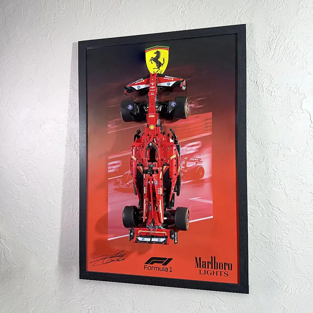 Картина з конструктором Ferrari SF-24 (темна)